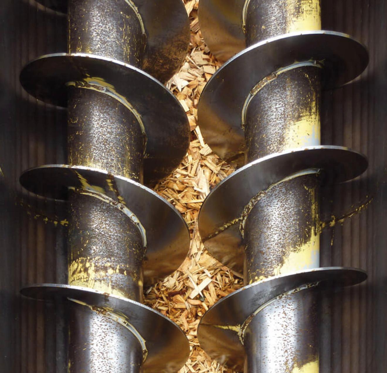 Realización de tornillo transportador para DESPRO SA